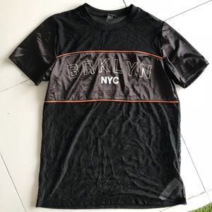 Brooklyn NYC sheer black shirt